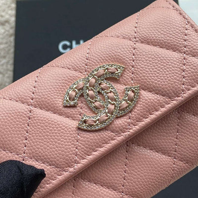 Mini Flap Pink with Silver Buckle CH-003