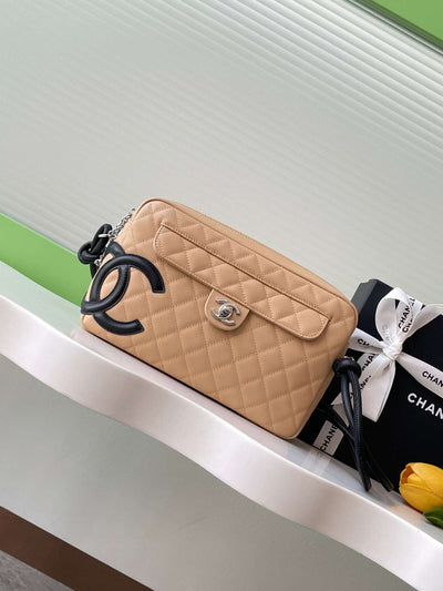Camera Beige with Silver Buckle CH-034