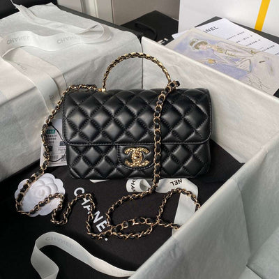 Black with Golden Chain Handle CH-055