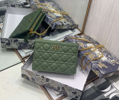 Zipped Pouch Olive Green DI-017