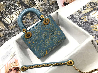 Embroidered Blue, CD Buckle, DI-038