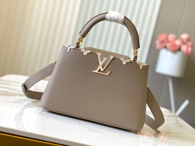 Rectangular Beige with Gold Details LV-021
