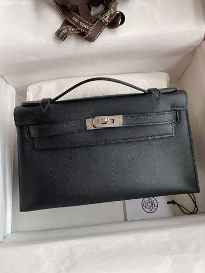 H-K Black in swift leather