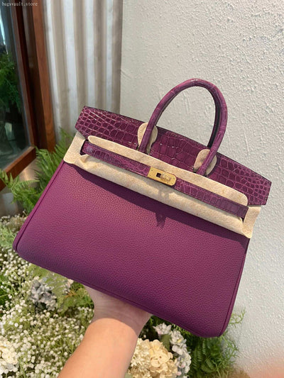 H-B Anemone Purple in Togo with crock