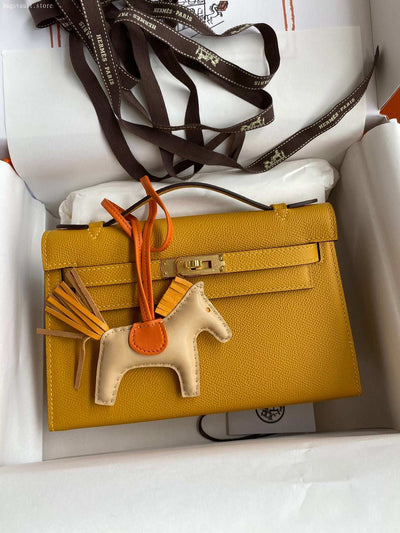 H-K Yellow in Epsom Leather H792