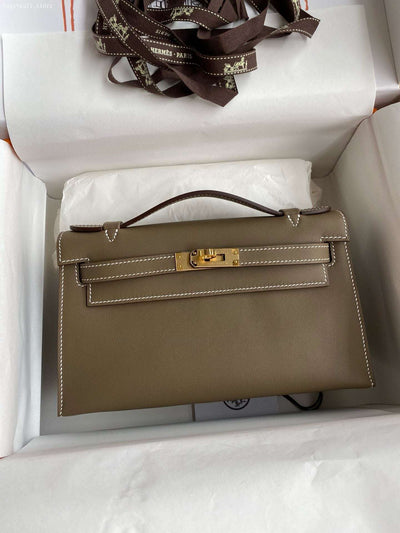 H-K Elephant Grey in swift leather