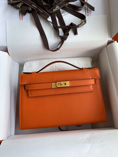 H-K Orange in Epsom Leather H5254