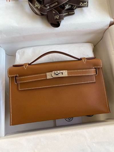 H-K Gold Brown in Swift Leather
