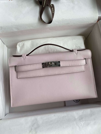 H-k Fantasy pink in swift Leather