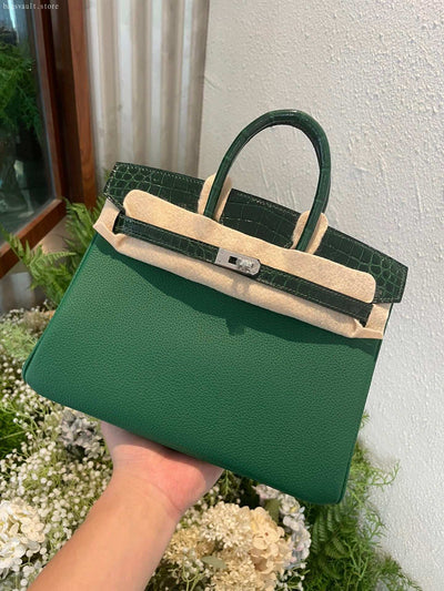 H-B velvet Green in Togo with Crock