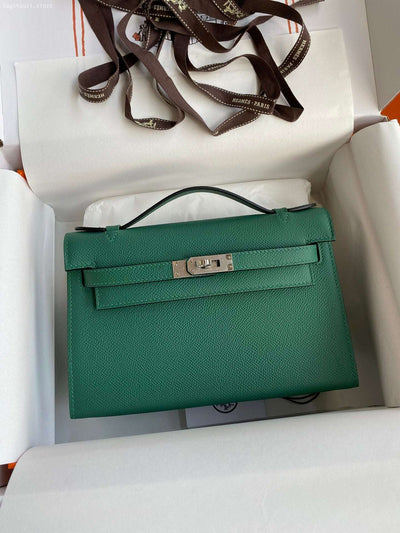 H-K Peacock Green in Epsom Leather  H2522