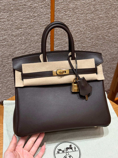 H-B Chocolate in swift leather