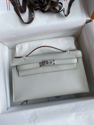 H-K Pearl Grey in Swift Leather H244