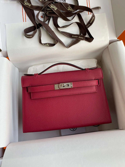 H-K Ruby Red in Epsom Leather H0433